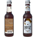 Two views of a Freez Mix Tamarind Flavour Drink bottle. The front showcases the label with the product name and a stylized illustration, while the back features nutritional information and ingredients in multiple languages, including Arabic and English. The bottle is designed with natural coloring, presenting a refreshing and enticing imagery suitable for promotional use.