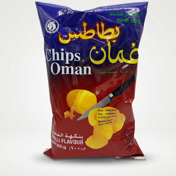 Chips Oman - Chilli Flavour (100g) - 1