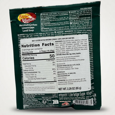 Mercimek Çorbası / Lentil Soup (50g) - 2
