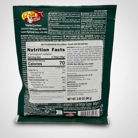 Yayla Çorbası - Turkish Highland Soup with Milk (16g) - 2