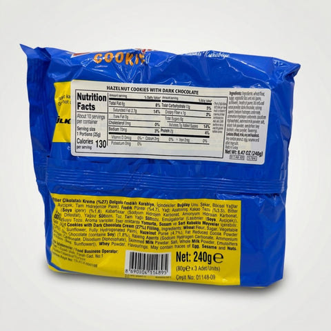 Biskrem Hazelnut Cookies by Ülker (300g) - 2