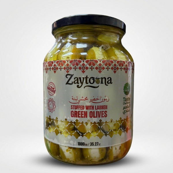 Stuffed with Labneh Green Olives (1000g) - 1