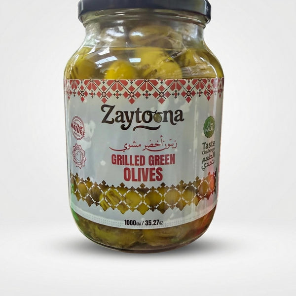 Grilled Green Olives (1000g) - 1