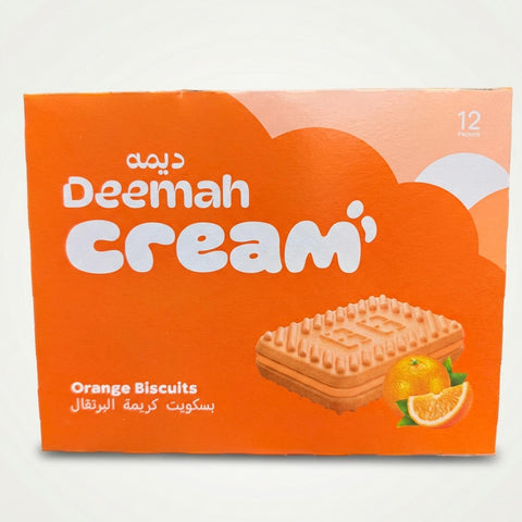 Deemah Cream Orange Biscuits (100g) - 1