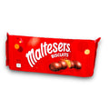 Maltesers Biscuits 110g pack with chocolate-covered crunchy biscuits and light texture snack