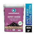 Marmara Birlik Sepet Serisi Hazır Kap Doğal Siyah Zeytin 800 Gr (291-320) Default Title