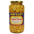Mideast Mid East Lupini Beans 32oz jar of ready-to-eat, high-protein lupini beans in brine for keto snacks and salads