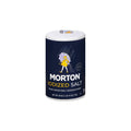 Morton 24/26z Salt iodized table salt container with iconic girl and umbrella logo for cooking and baking seasoning.