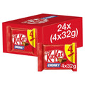 Nestle Kit Kat Chunky chocolate 128g pack with 24 bars of 4x32g pieces each