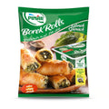Pinar Borek Labneh Spinach Rolls 500g package with crispy dough and spinach filling, trans fat free, GMO free snack