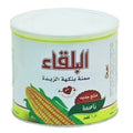 Container of Al-Balqa clarified butter with butter flavor 1.7 liters and corn illustration