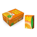 Suntop Orange Juice 250ml carton box and single juice pack with fresh orange slice design