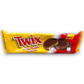 Twix Secret Santa Biscuits pack with chocolate-coated crunchy cookie and caramel center, perfect for sharing during holidays