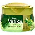 Dabur Vatika Hair Cream jar with olive and cactus ingredients for anti-breakage and hair strengthening.