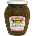 Zarrin Litteh pickled eggplant jar with garlic, green pepper, and spices, 24 oz