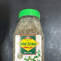 Ziyad Dried Za'atar 100g bottle with green lid on black background